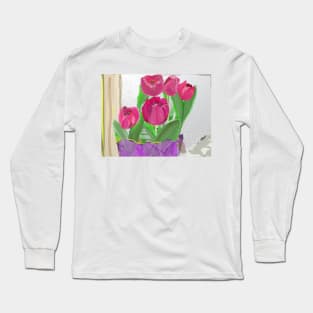 Tulips from Sally Long Sleeve T-Shirt